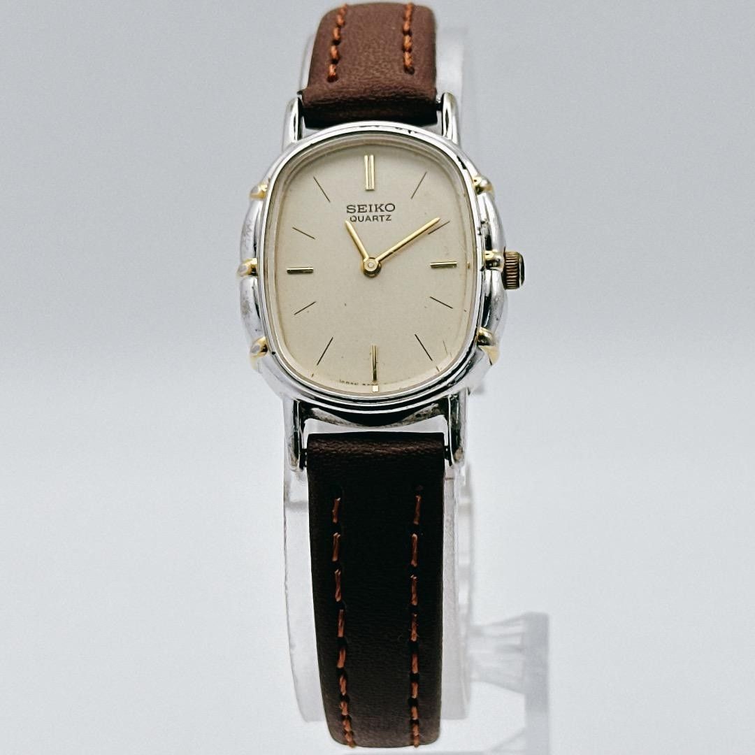 Working Battery Belt replacement SEIKO Soci ladies wristwatch oval
