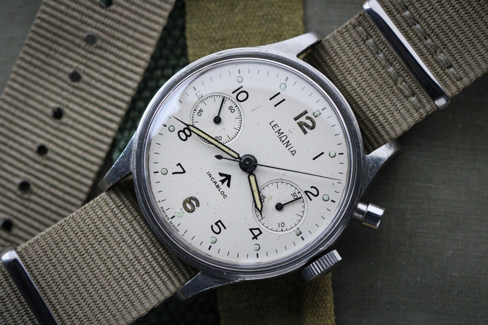Lemania Series 2 Royal Australian Navy Issue Chronograph