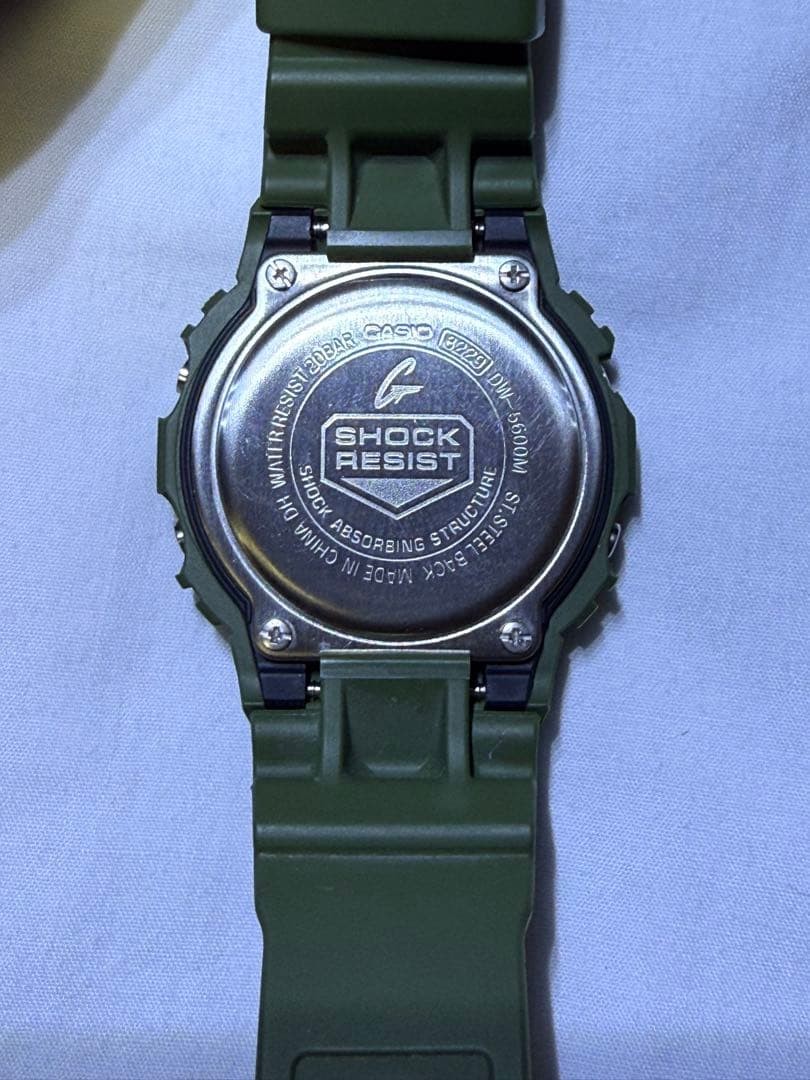 Casio GSHOCK DW5600M3JF Green Digital Wristwatch Military Rugged Style