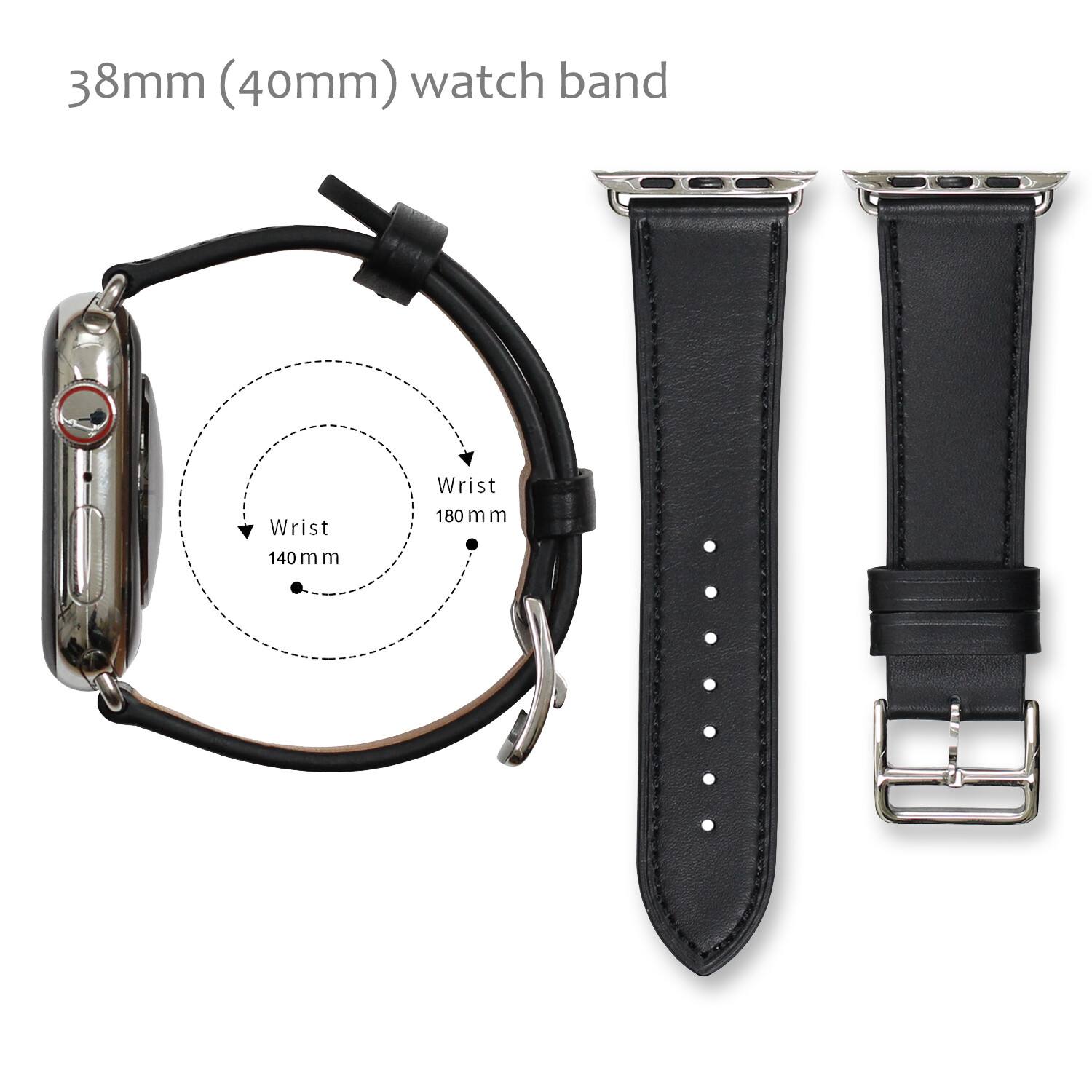Genuine Leather Band for Apple Watch Series 6 5 4 3 2 1 38mm 40mm 42mm 44mm SE