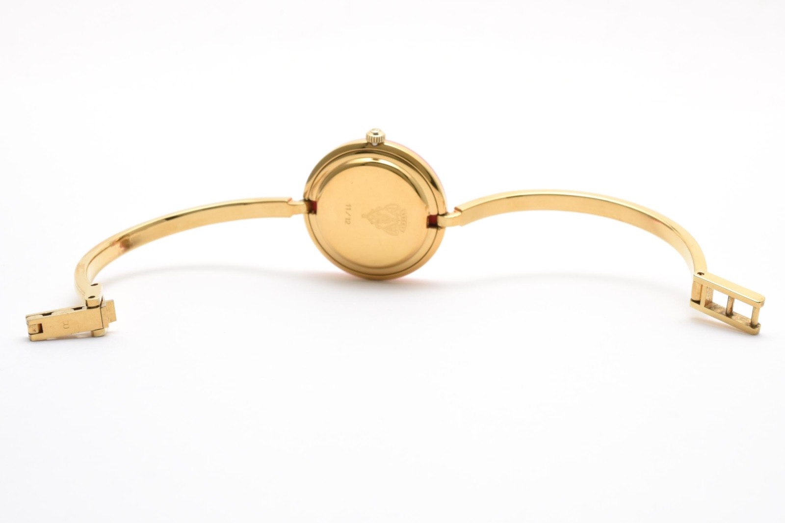 Rare!! GUCCI Change Bezel 11/12.2 1100L Gold Vintage Quartz 12 colors with Box