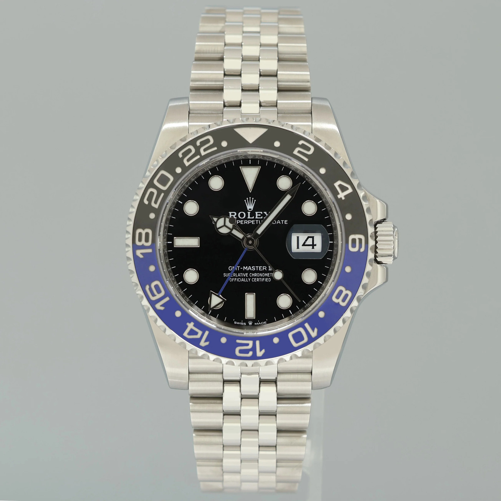 2024 MINT Rolex GMT Master II Batman Blue Jubilee Ceramic 126710BLNR Watch Box