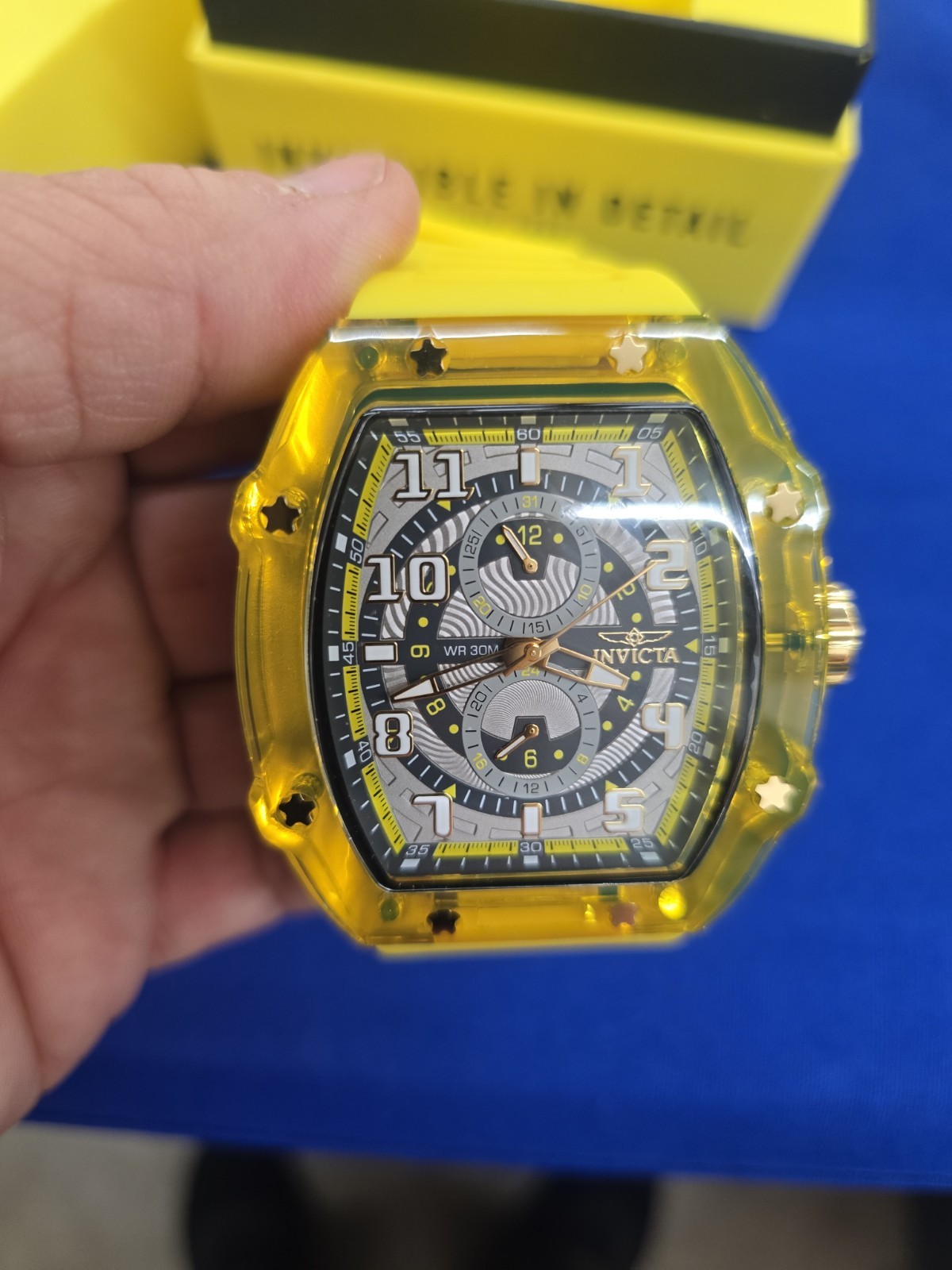 Invicta Men’s Racing Cyclone 48.5mm Quartz Watch 48714