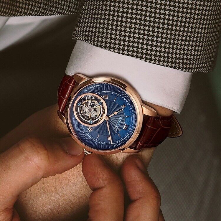 AILANG Watch Tourbillon Manual Winding Mechanical Wristwatches Men’s Watch