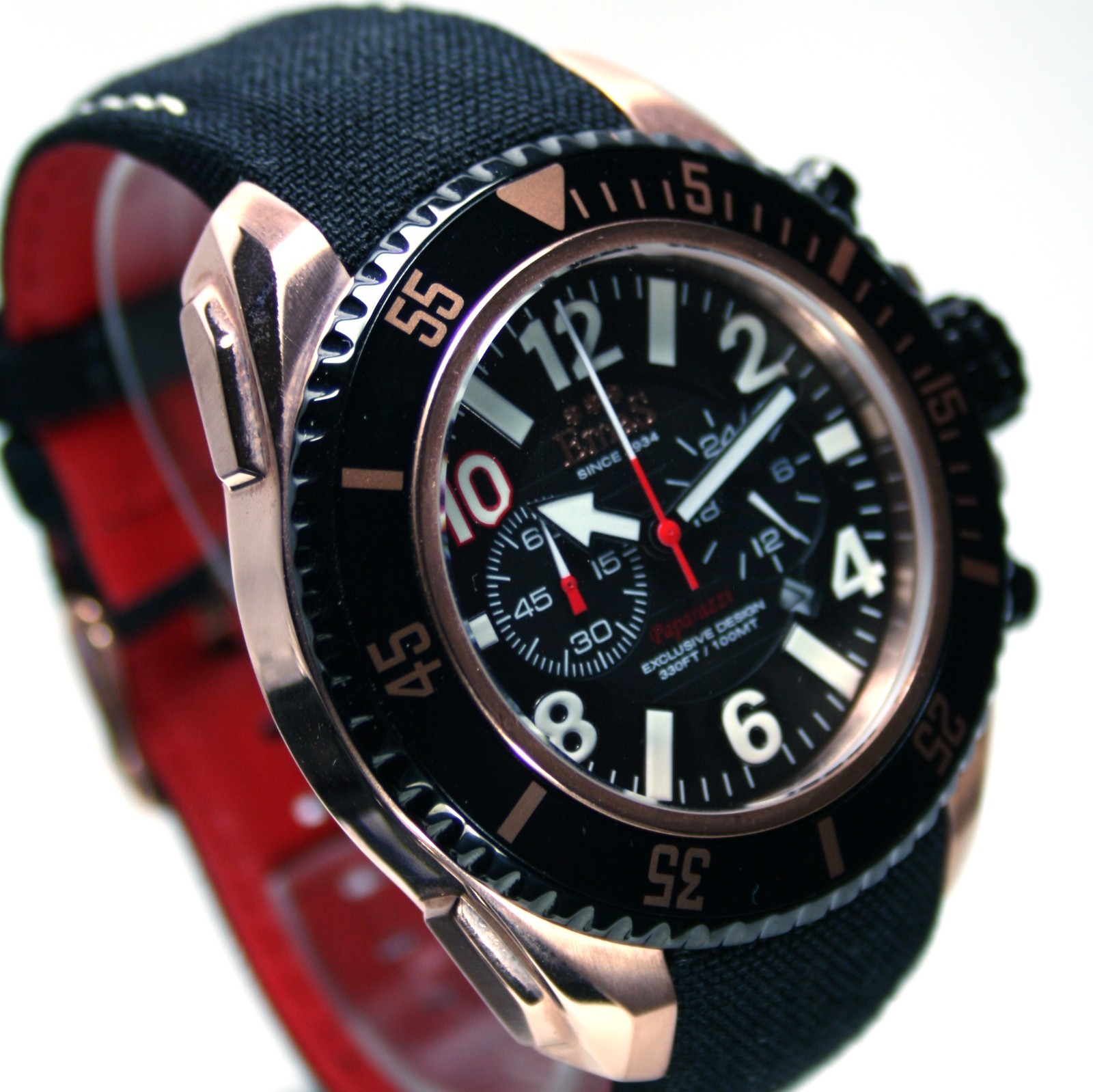 EMAS, TYPE 3, CHRONO DIVER, QUARTZ, 10 ATM