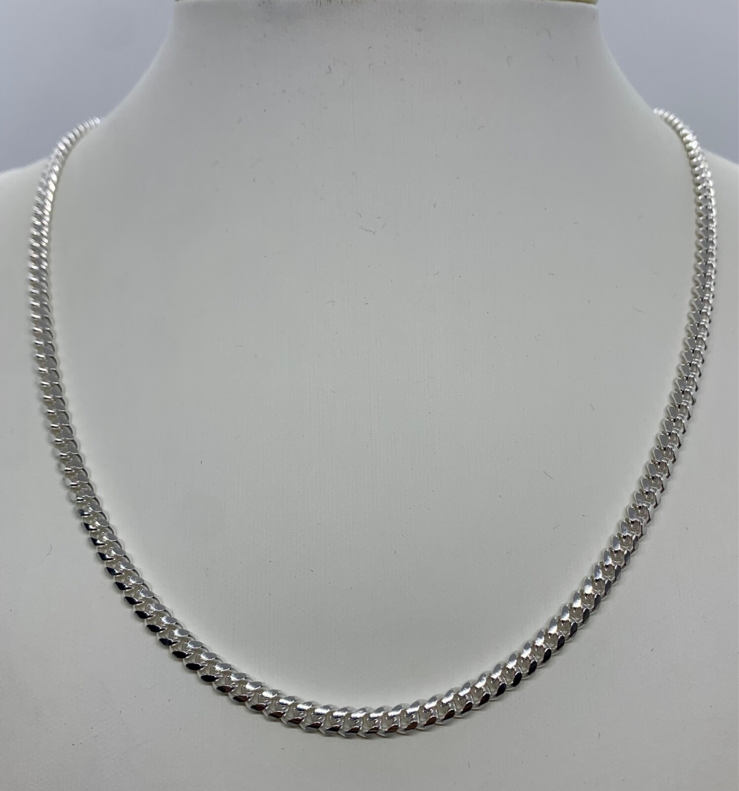 925 Sterling Silver Men’s Women’s 4.2mm Miami Cuban Link Chain Necklace 18″-30″
