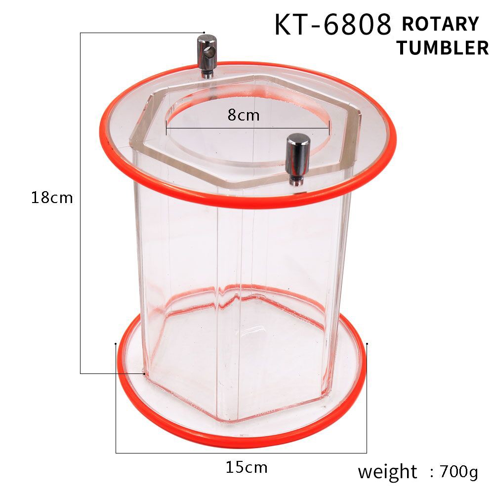 KT2000 KT6808 Rotary Tumbler Jewelry Polisher Replacement Polishing Barrel