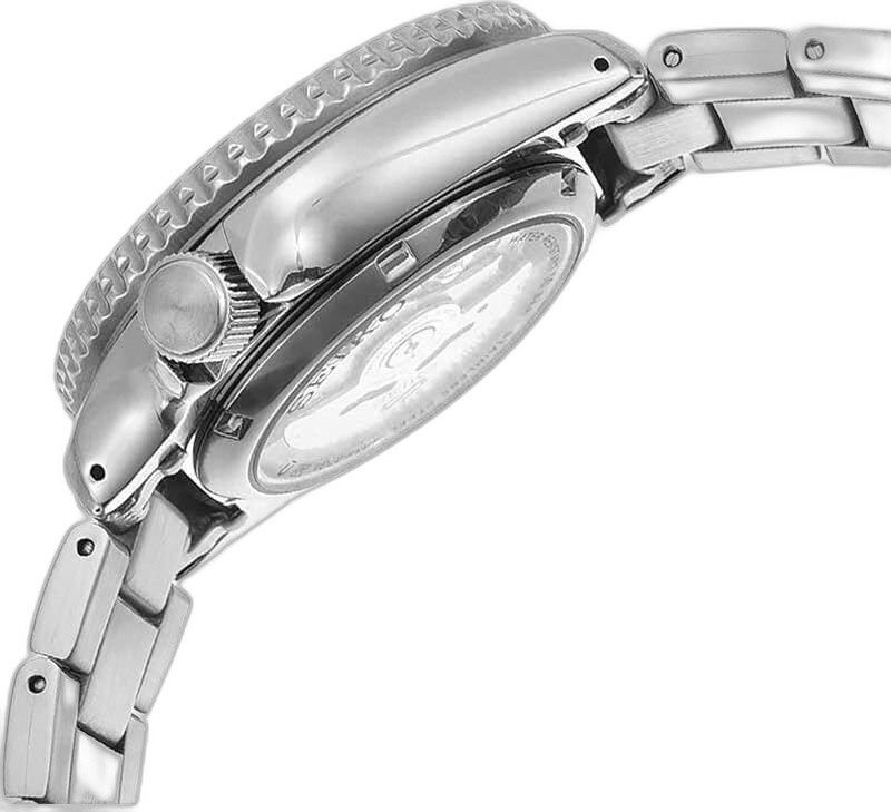 SEIKO SRPD57K1 Automatic Watch Stainless Steel Black Silver New