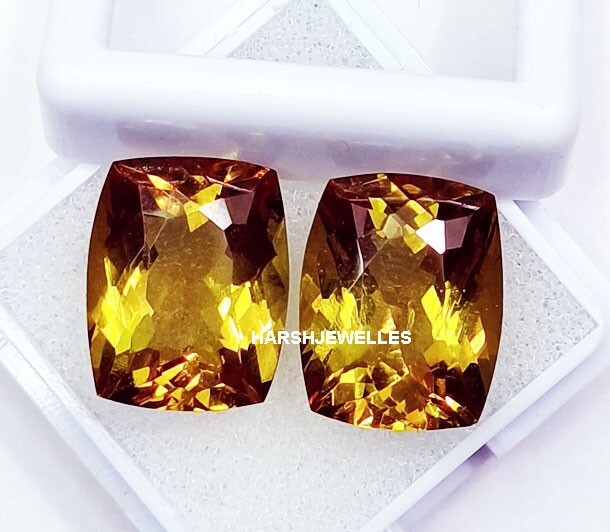 Zultanite Cushion Cut Pair 10 To 12 Ct Certified Loose Gemstone H320