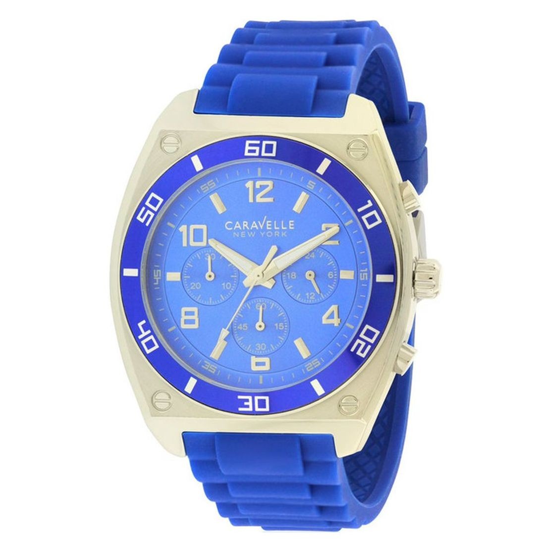 Bulova Caravelle Men’s Blue Dial Quartz Watch 45A115