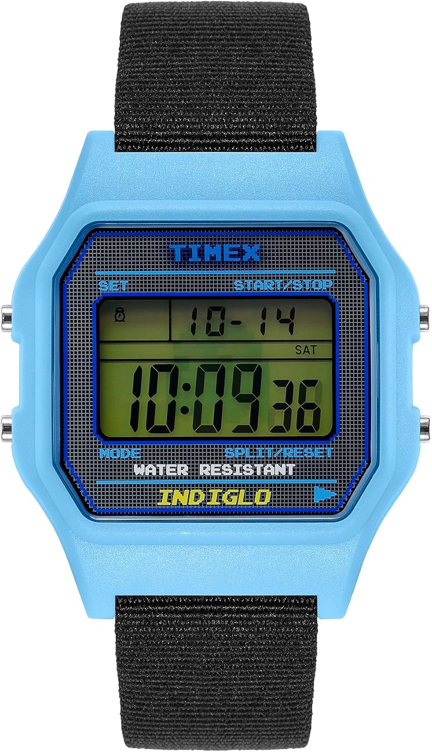 New Timex TW2V94200 PAC MAN Digital Unisex Watch Black Dial Plastic Quartz Japan