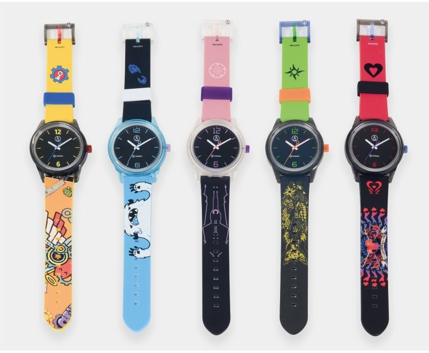 New SK Skate Eight Q Q SmileSolar Solar Watch Complete Set of 5 Types