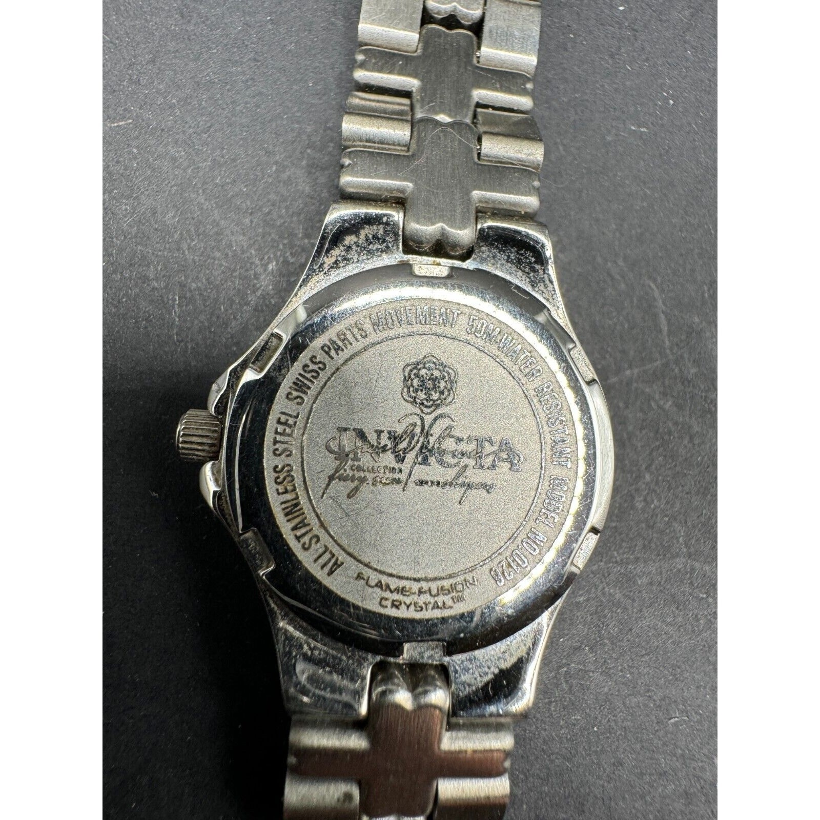 Invicta Collection Wildflower Stainless Steel Flame Fusion Crystal Women’s Watch