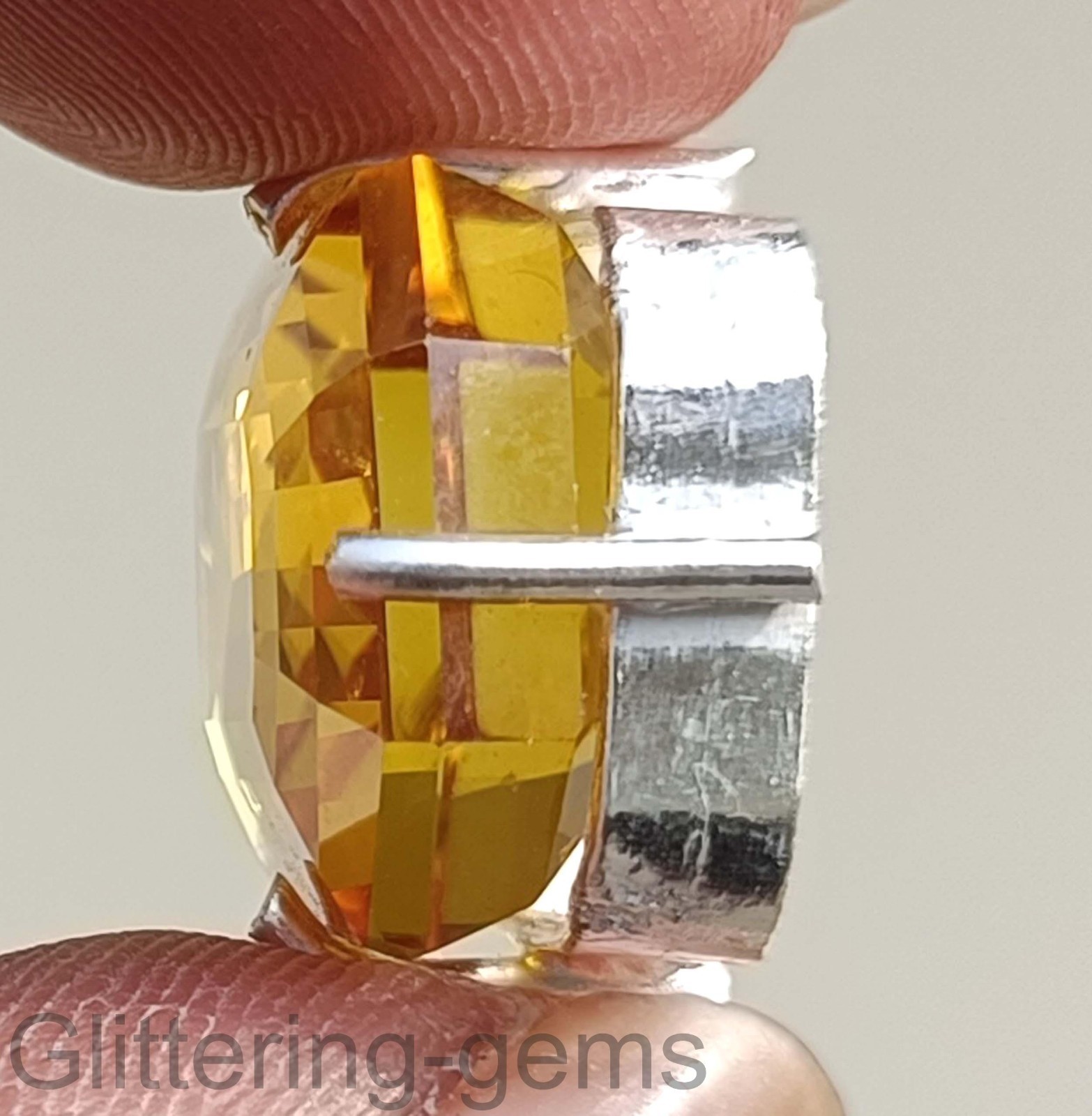 IGL Certified 40.00 Carat Sapphire Emerald Cut 925 Sterling Silver Pendant 5DDL