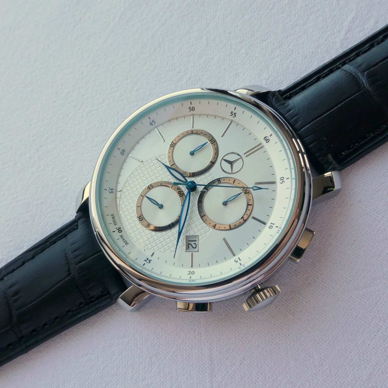 Mercedes Benz Classic Collection Car Accessory Art Deco Design Chronograph Watch