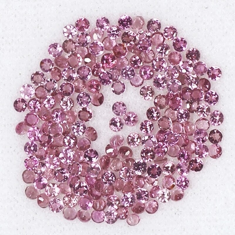 Wholesale Lot 3mm to 4mm Round Natural Pink Tourmaline Loose Calibrated Gemstone