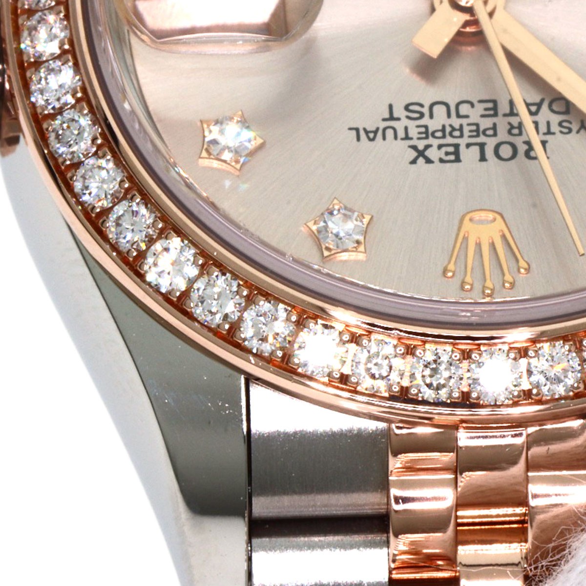 ROLEX Datejust 9P Star Diamond IX Diamond Watches 279381RBR Stainless Steel/…