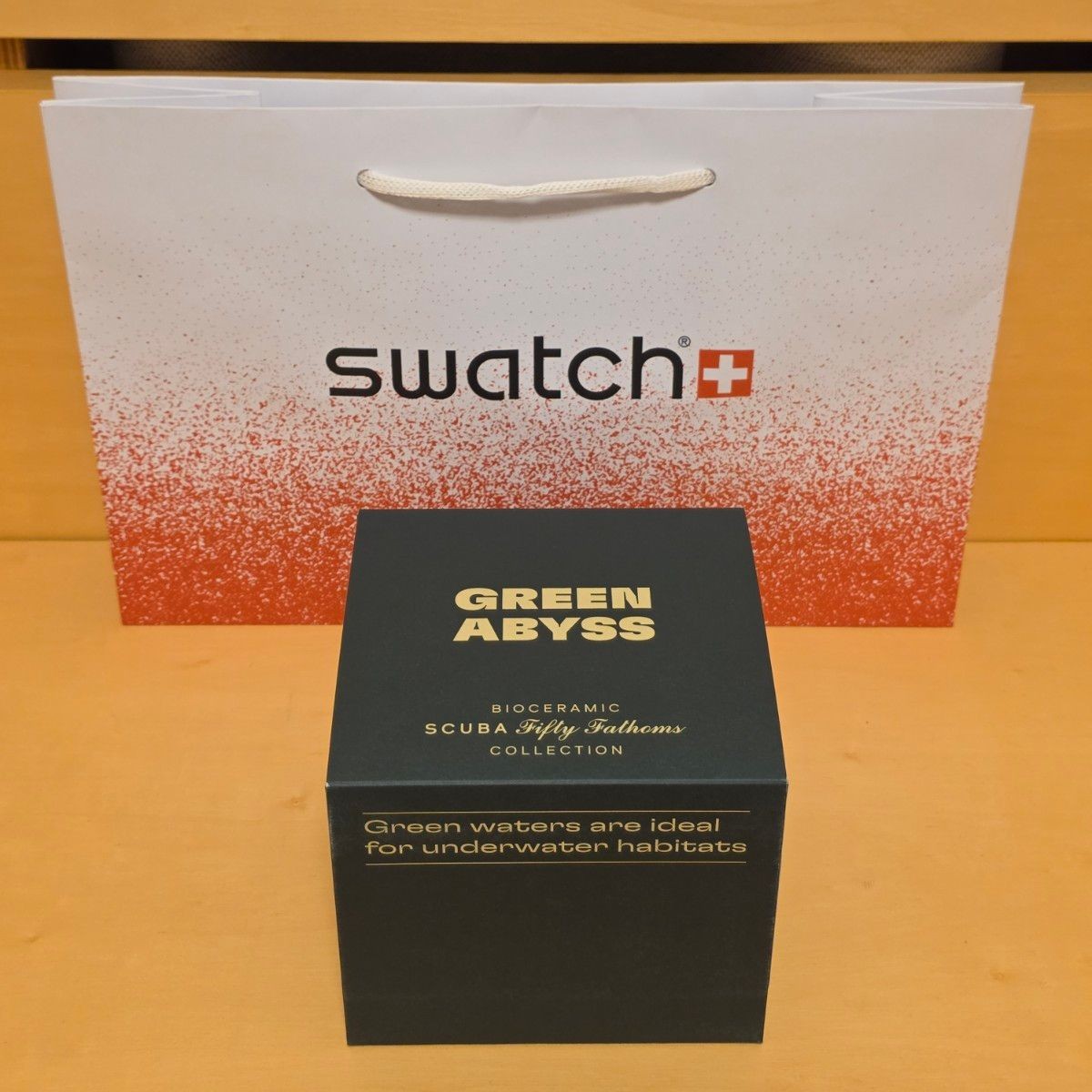 [B1P] Swatch x Blancpain Fifty Fathoms Indian Ocean Green Watch [t4w]
