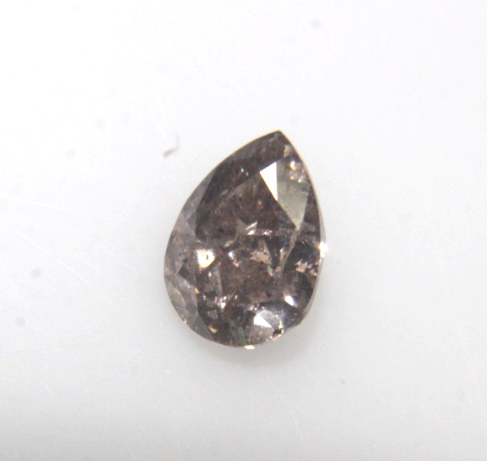 0.50Cts Pear Shape Champagne color Solitaire Diamond 5.97×4.30×2.74MM