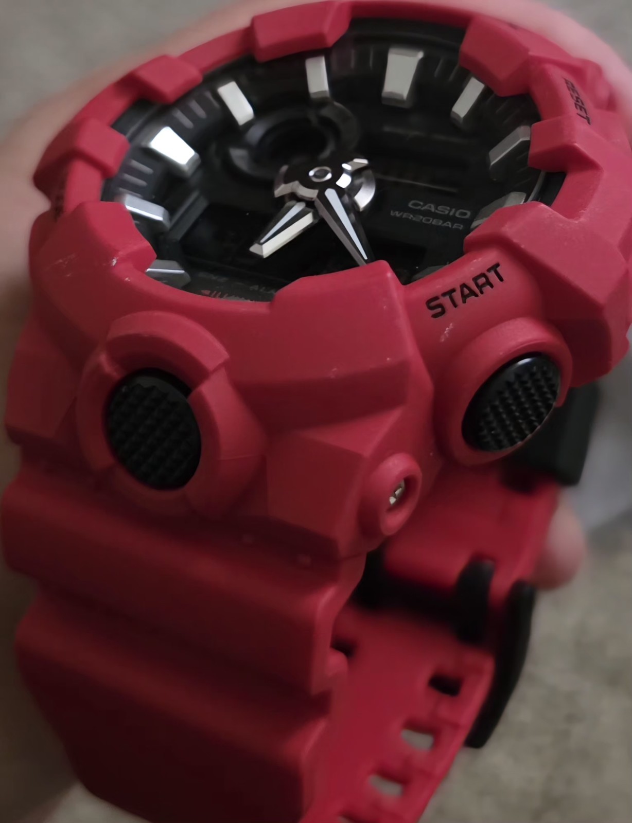 Casio G-SHOCK Red Wristwatch ONLY No Case, Storage Box, Manual, or Warranty Card