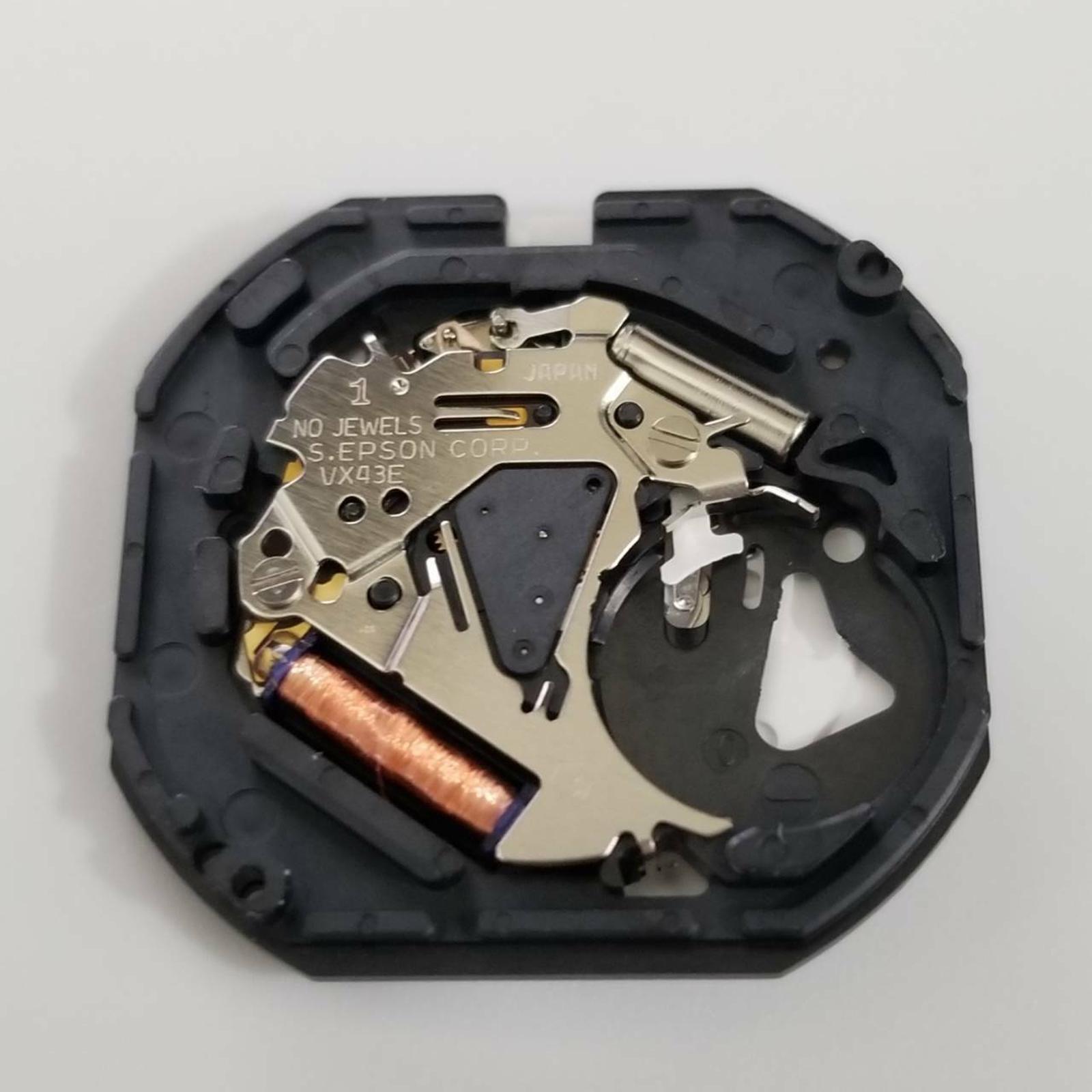 Original Quartz Watch Movement With Day Date For Seiko 7N43A V343 V348 V743 Y143