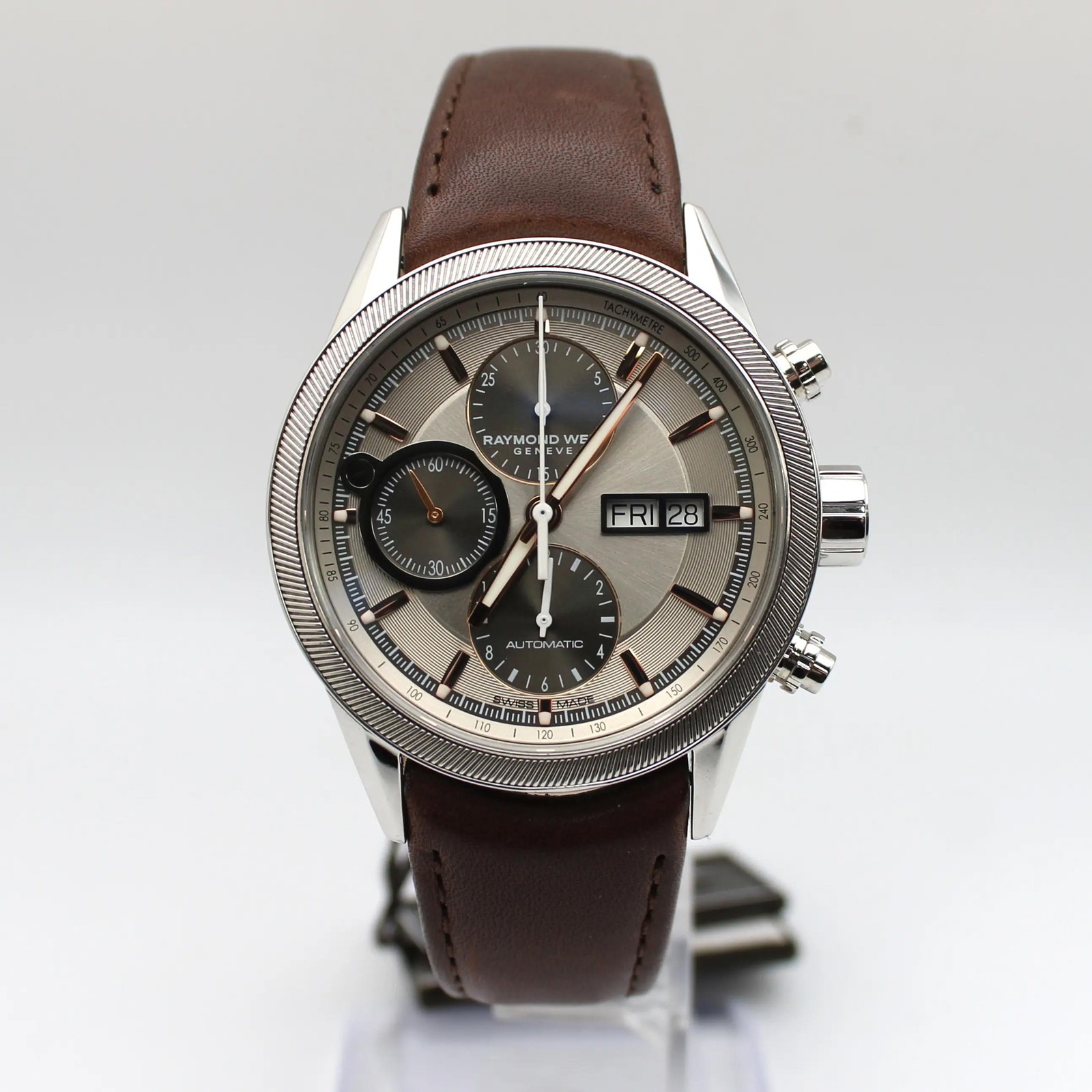 Raymond Weil Freelancer 42 Steel Silver Dial Automatic Mens Watch 7731-SC2-65655