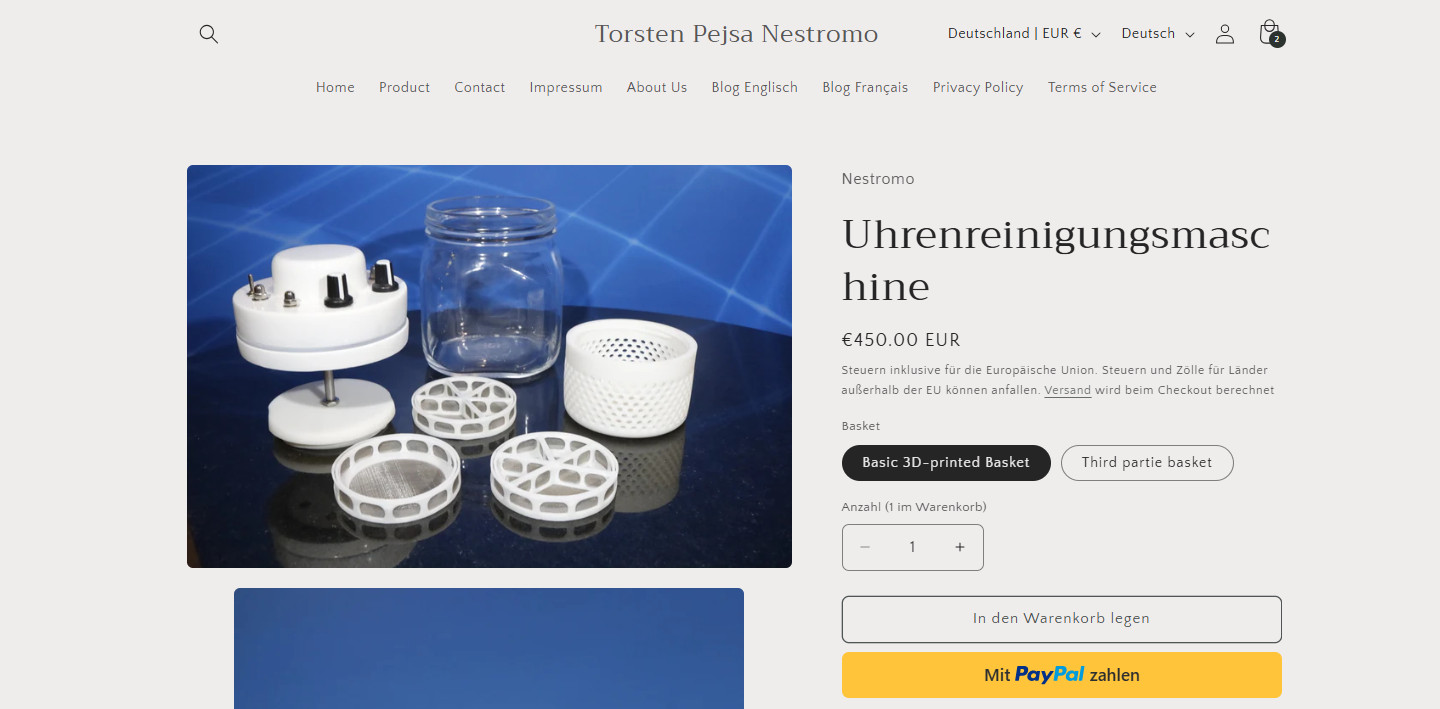 Watch Cleaning Machine Uhrenreinigungsmaschine Nettoyage Montres – Nestromo