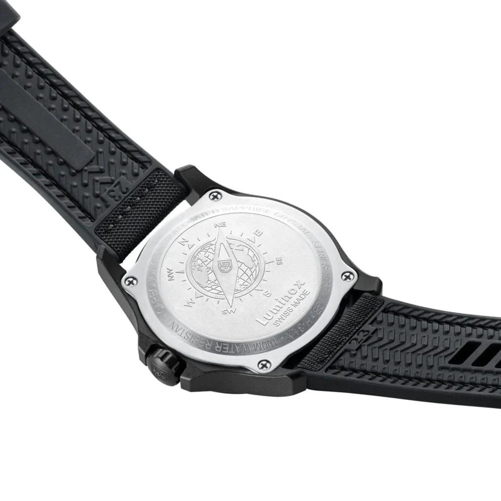 Luminox Atacama Field Mens Quartz Watch XL.1970.2 Black 43mm Dial Rubber 100M