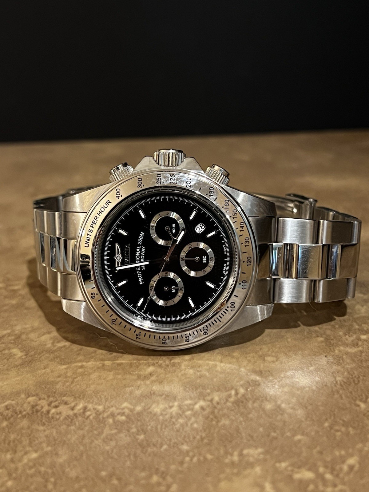 Invicta Speedway Dragster 40mm Stainless Steel Case and Strap Men’s Wristwatch