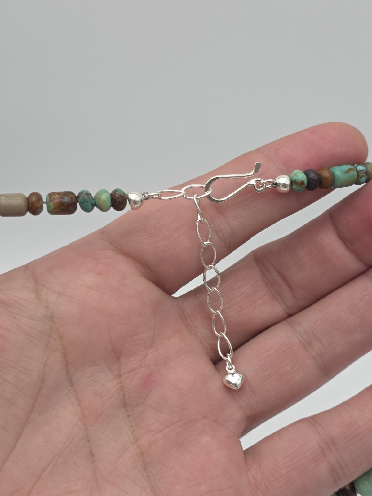 dtr jay king sterling silver 925 Multi Color Turquoise Necklace