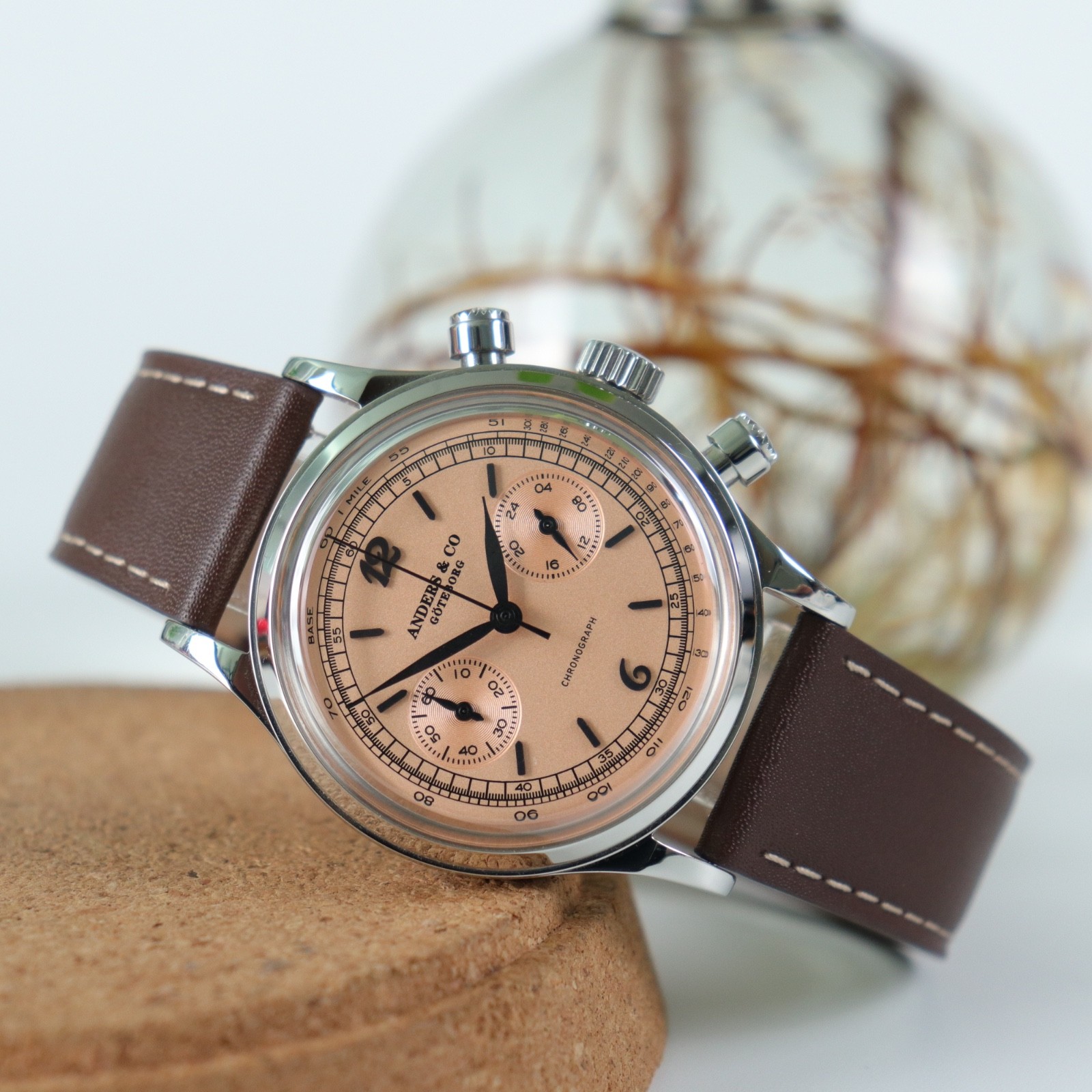 Anders & Co AC1 Chronograph ‘Rose’ Dial | Quartz
