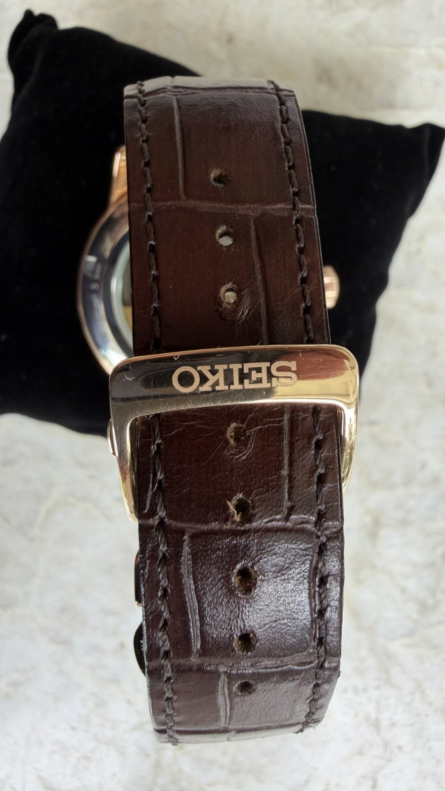 Seiko Presage “Cocktail Time” SRPB46 “Manhattan” Pristine / Rose Gold Automatic