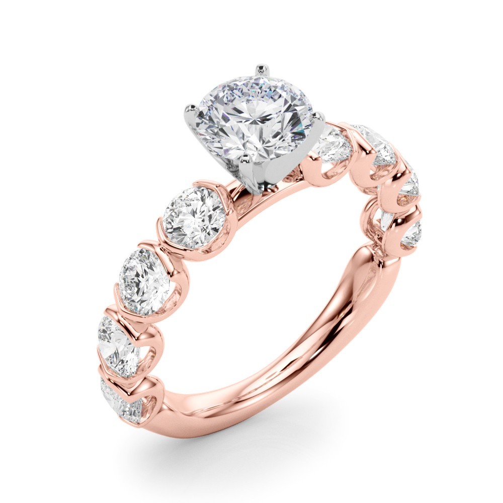 Stunning Solitaire Engagement Ring VS F 1.80-3.40 Ct Lab Grown Diamond 14K Gold