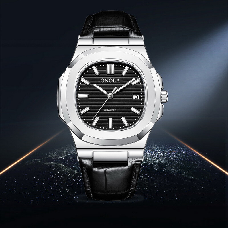 ONOLA Casual Business Calendar Waterproof Luminous Automatic Mechanical Watch