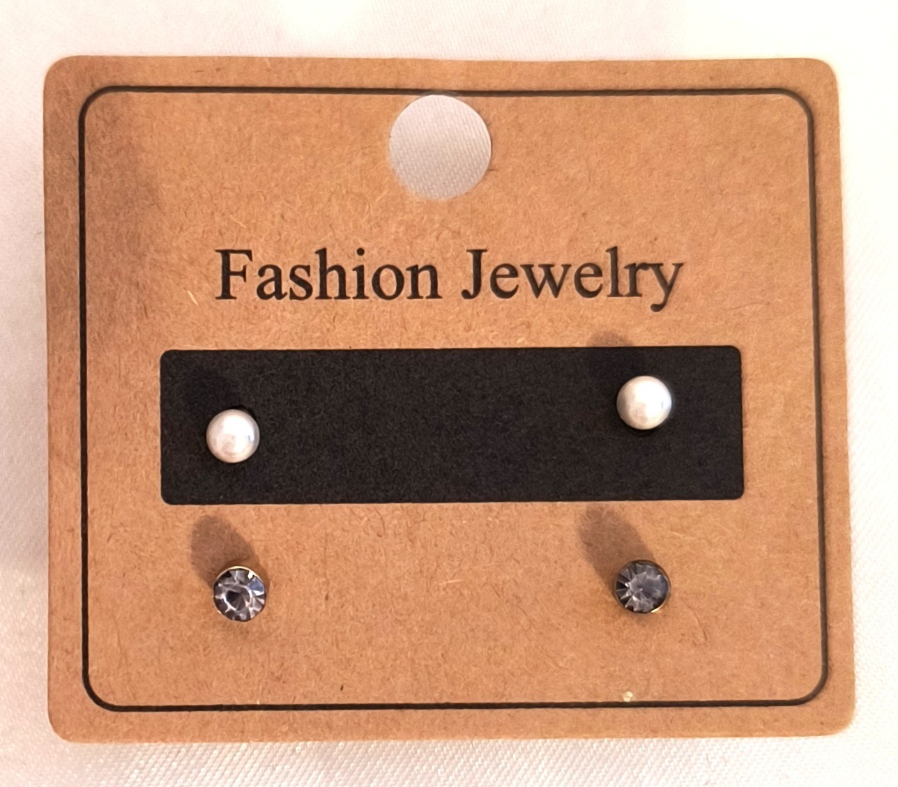 New Fashion Jewelry 2 Girls Petite Stud/Post Earrings Imitation Pearls Crystals