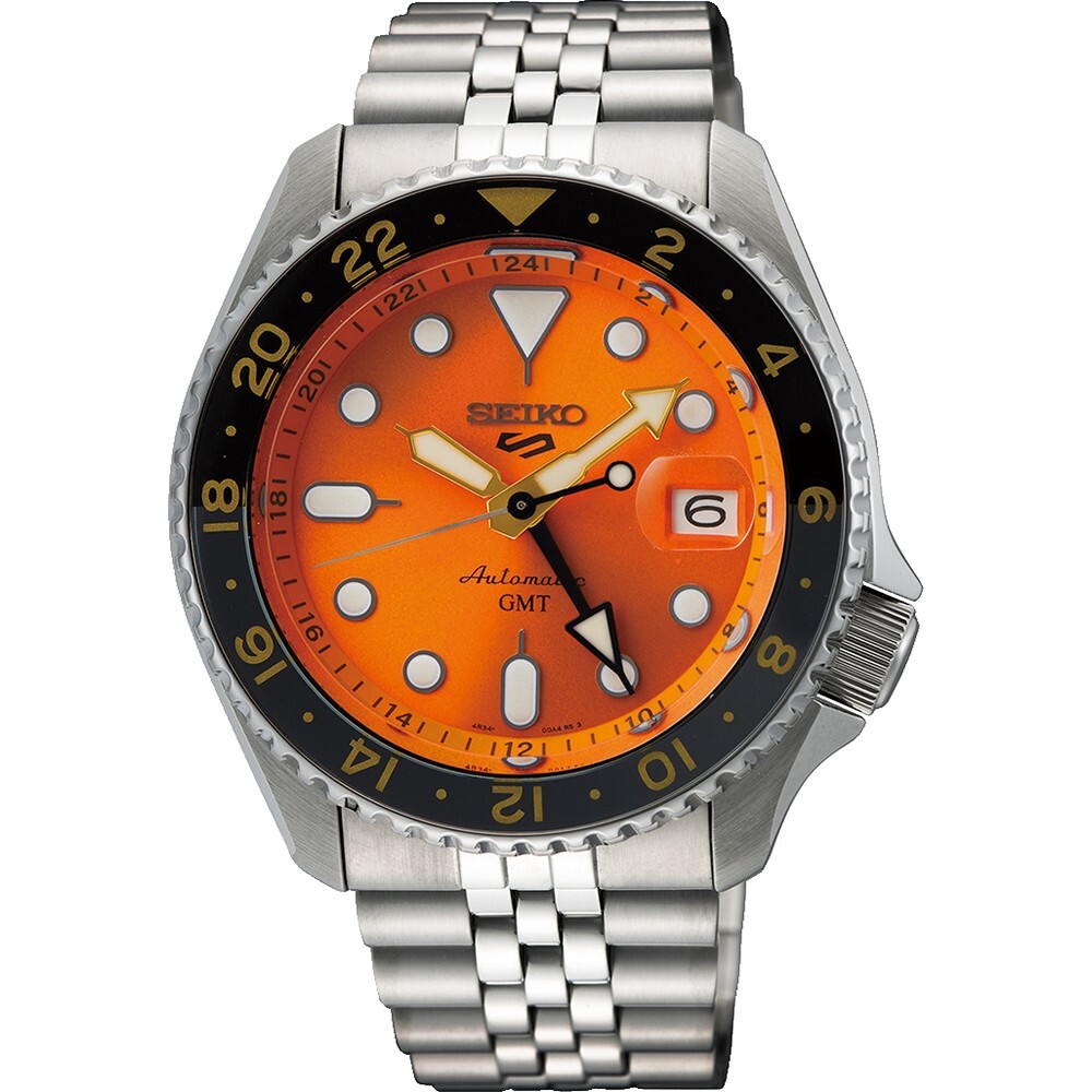 SEIKO SSK005K1 SSK005 ,42mm,GMT,Men’s,Automatic,Stainless,Rotating,date,100m WR