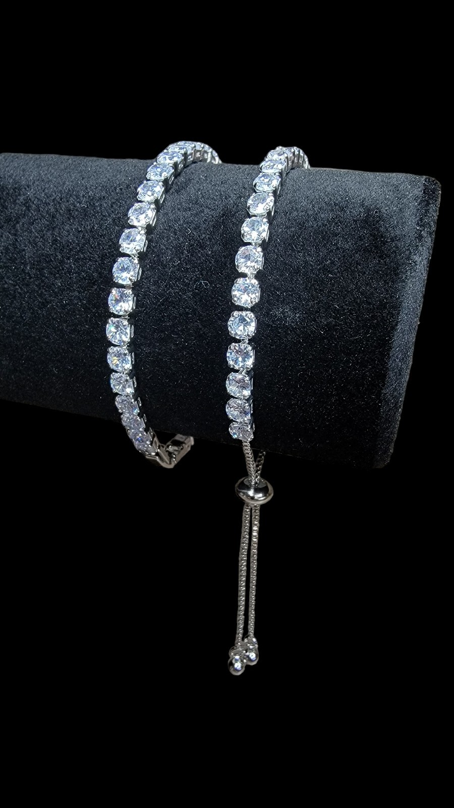 Luxury shiny full Zircon women’s bracelet 2 piece set elegant party wedding set