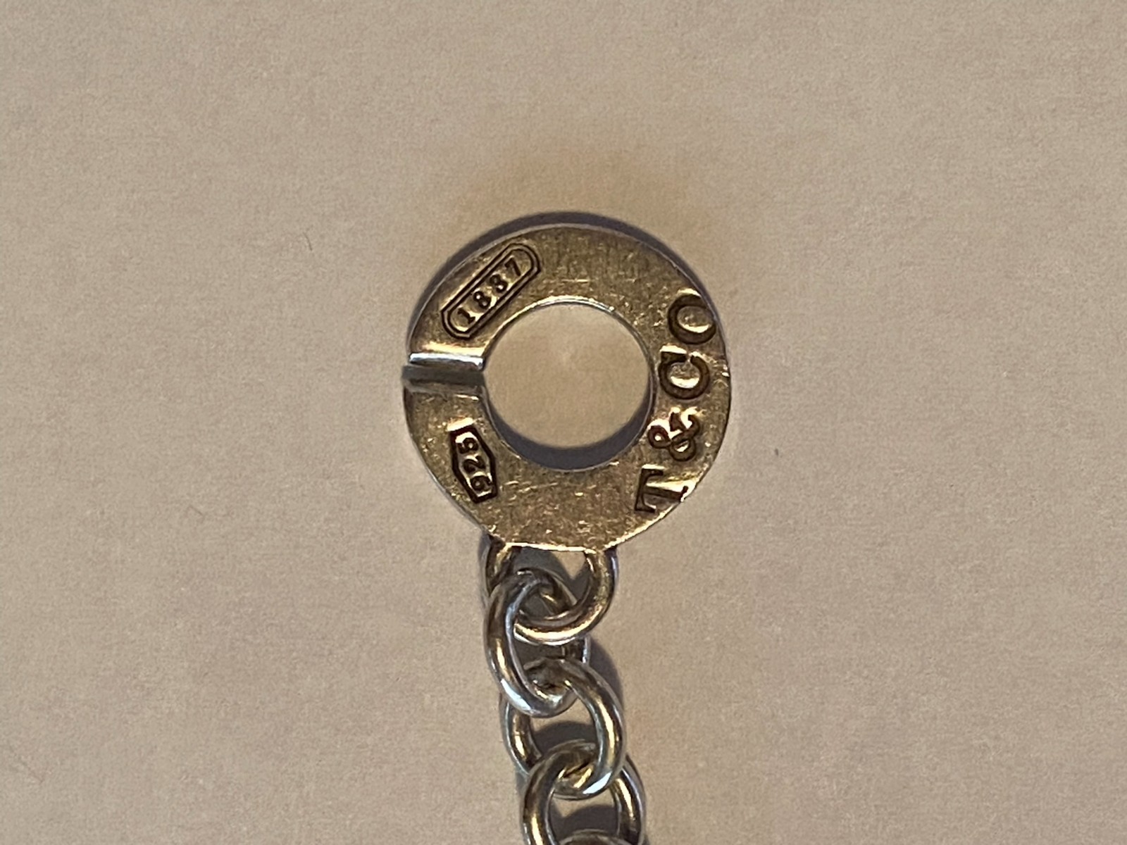 Tiffany & Co. 1837 Double Circle Clasp Necklace and Bracelet