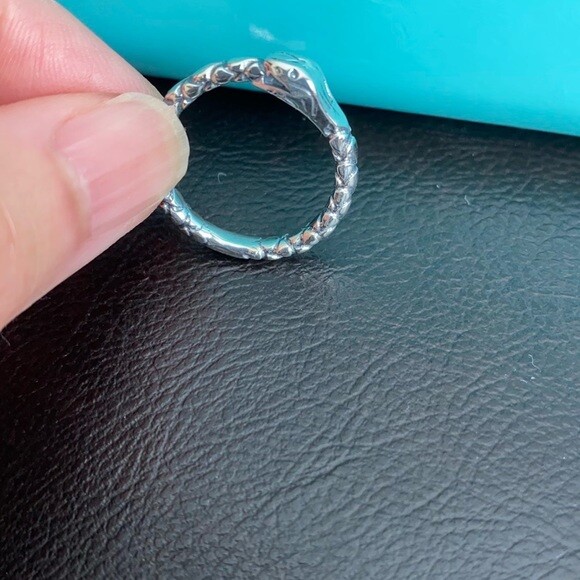 925 Sterling Silver Ouroboros Uroboros Snake Thumb Ring Any / All Size