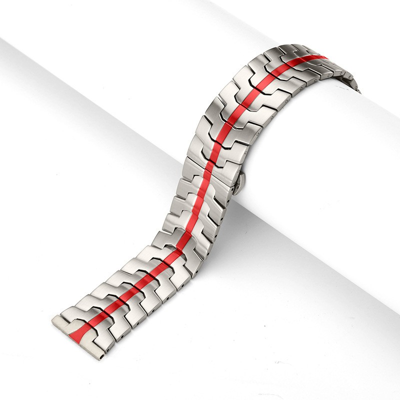 Quality Solid Stainless Steel Watch Strap Men’s Fashion Metal Bracelet 20mm 22mm