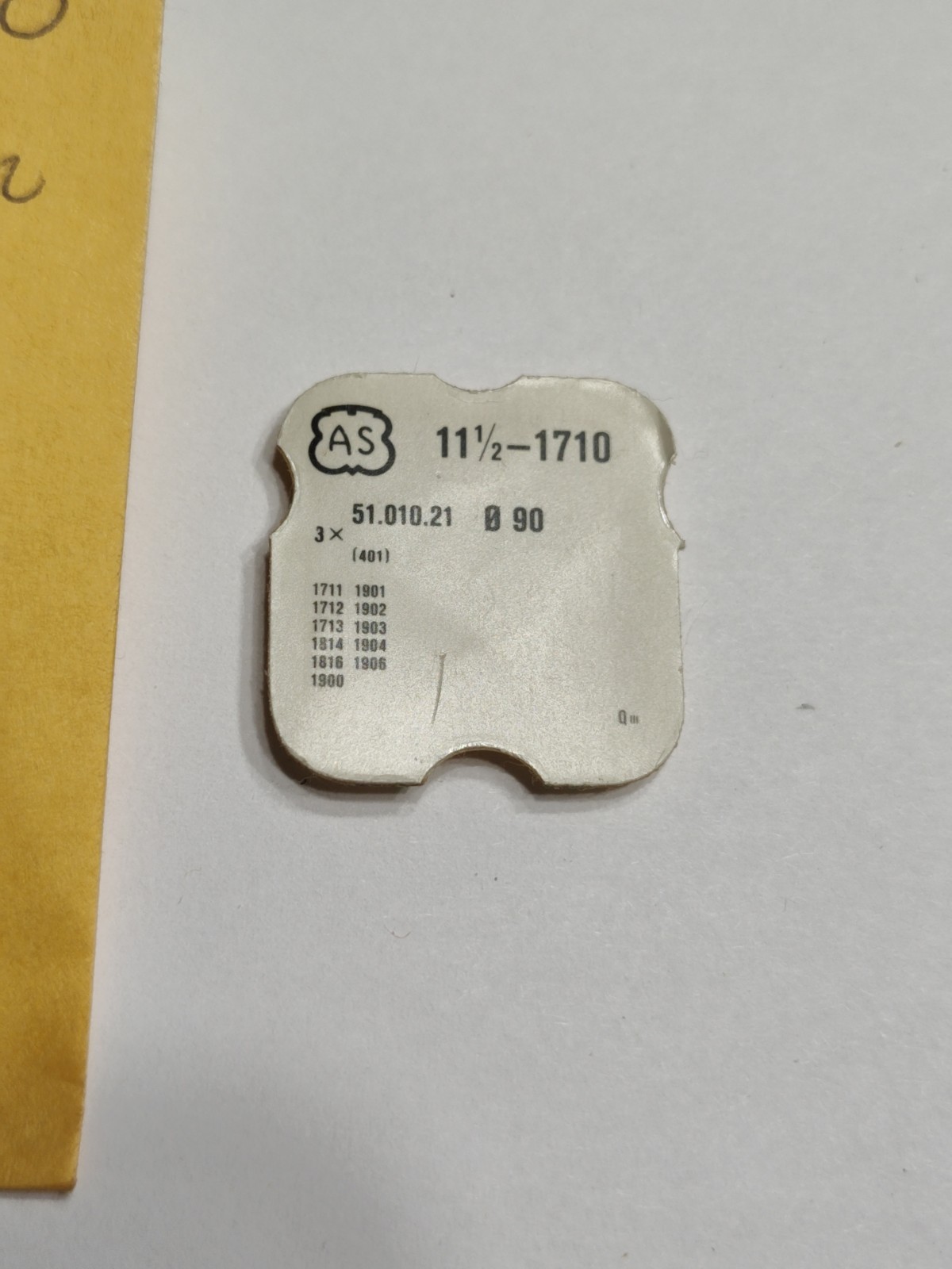 AS 1710 WINDING STEM BestFit 200/1613F 0.90, 16.0mm, Fits Multiple, Read List!