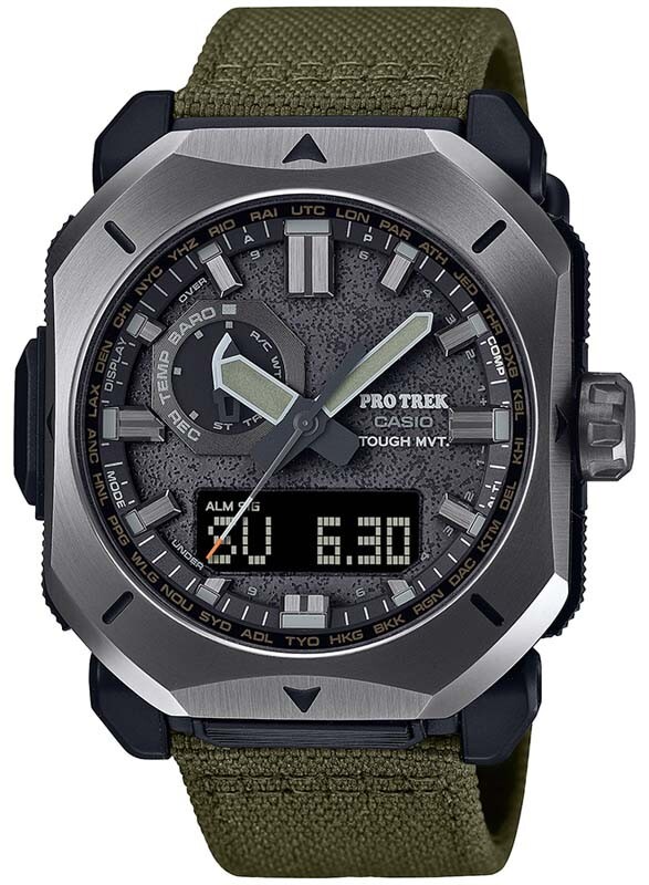 CASIO PRO TREK PRW-6900YB-3JF CORDURA Band Radio Solar Analog Digital Men Watch