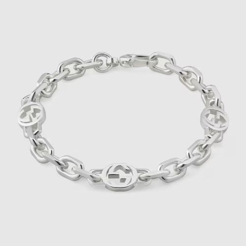New Gucci Interlocking Chain Bracelet YBA620798002018