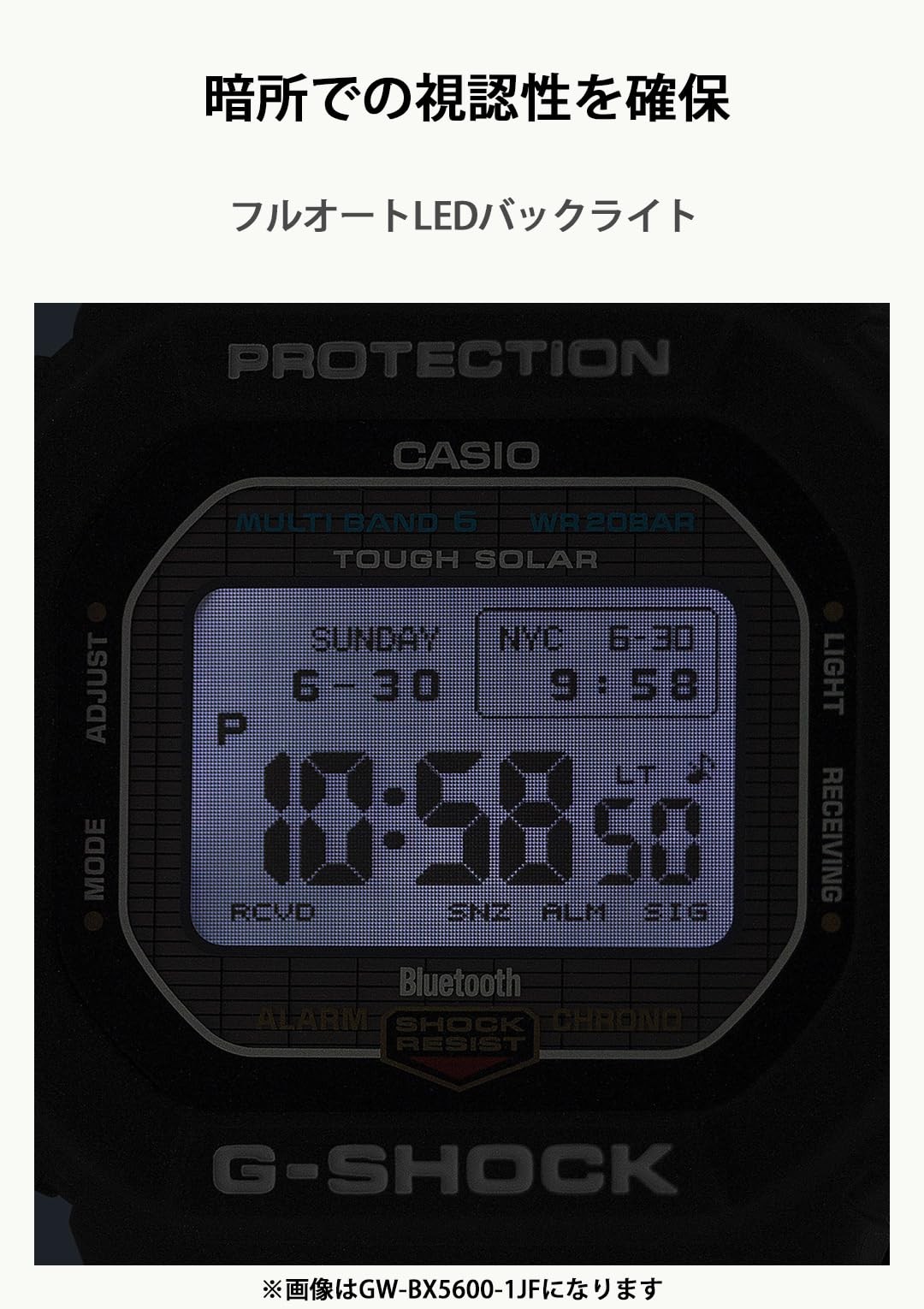 NEW CASIO G-SHOCK GW-BX5600-1JF Bluetooth Tough Solar MIP LCD Japan