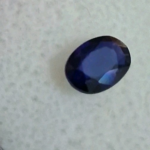 0.78Ct.Ravishing Color Top Cornflower Blue Sapphire Ceylon Color Diffused