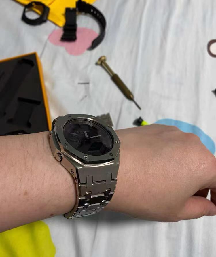 New Casioak Mod kit AP Royal Oak Style For Casio GShock Watch GA-2100 GA-2110