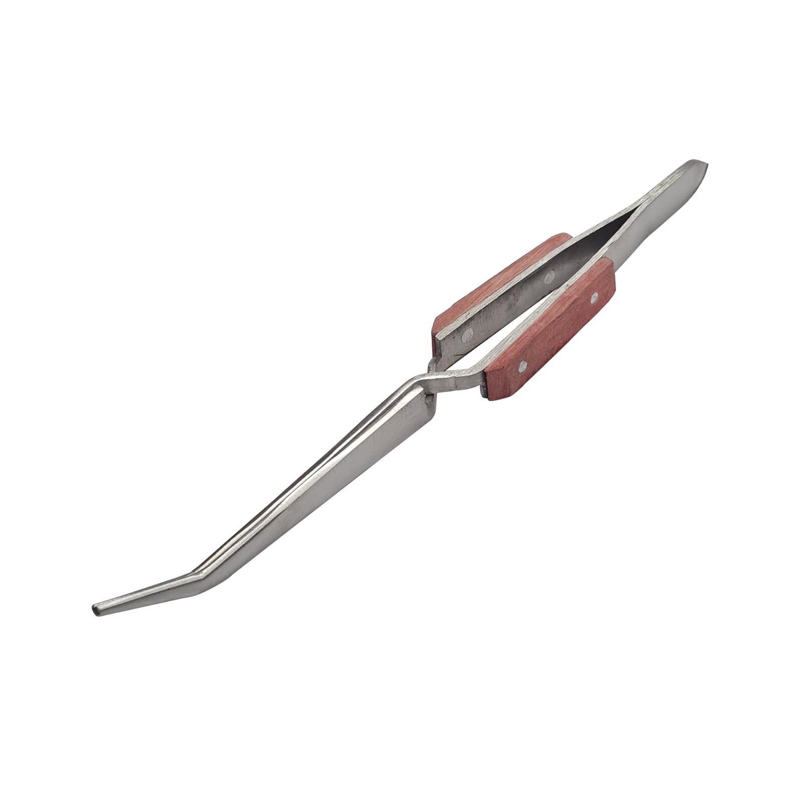 Set of 3 Fiber Grip Tweezers Cross Locking & Straight Soldering Tweezer Jewelers