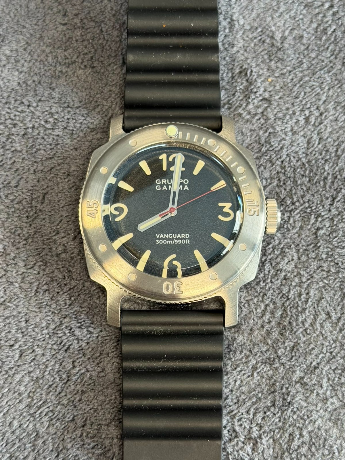 GRUPPO GAMMA VAN GUARD 43MM SWISS ETA 2824-2 AUTOMATIC WATCH