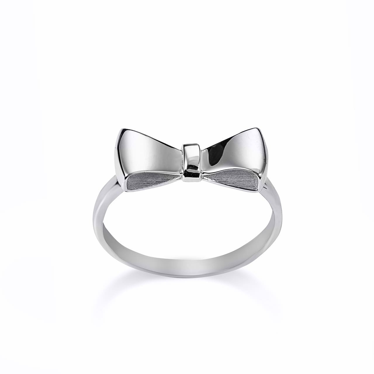 Gold Bow Tie Ribbon Ring (Available in Yellow/Rose/White Gold)