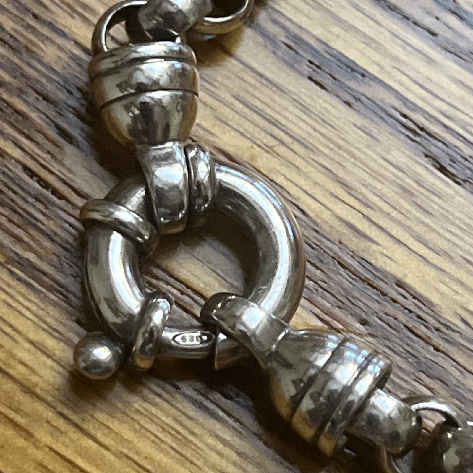 Sterling Heavy Gucci Style Link 17 1/2 Inches Chain